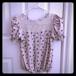 Flower tee shirt